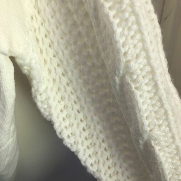 ANTHROPOLOGIE LEA &Viola Cable -Knit Cream Sweater.Size S - Picture 4 of 7